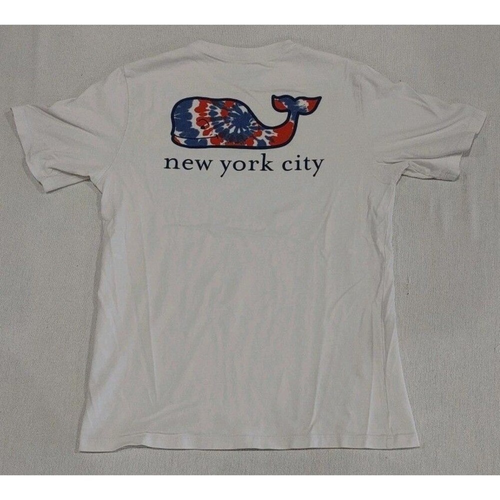 Vineyard Vines Youth T-Shirt Boys Large One Pocket New York City Whale Logo